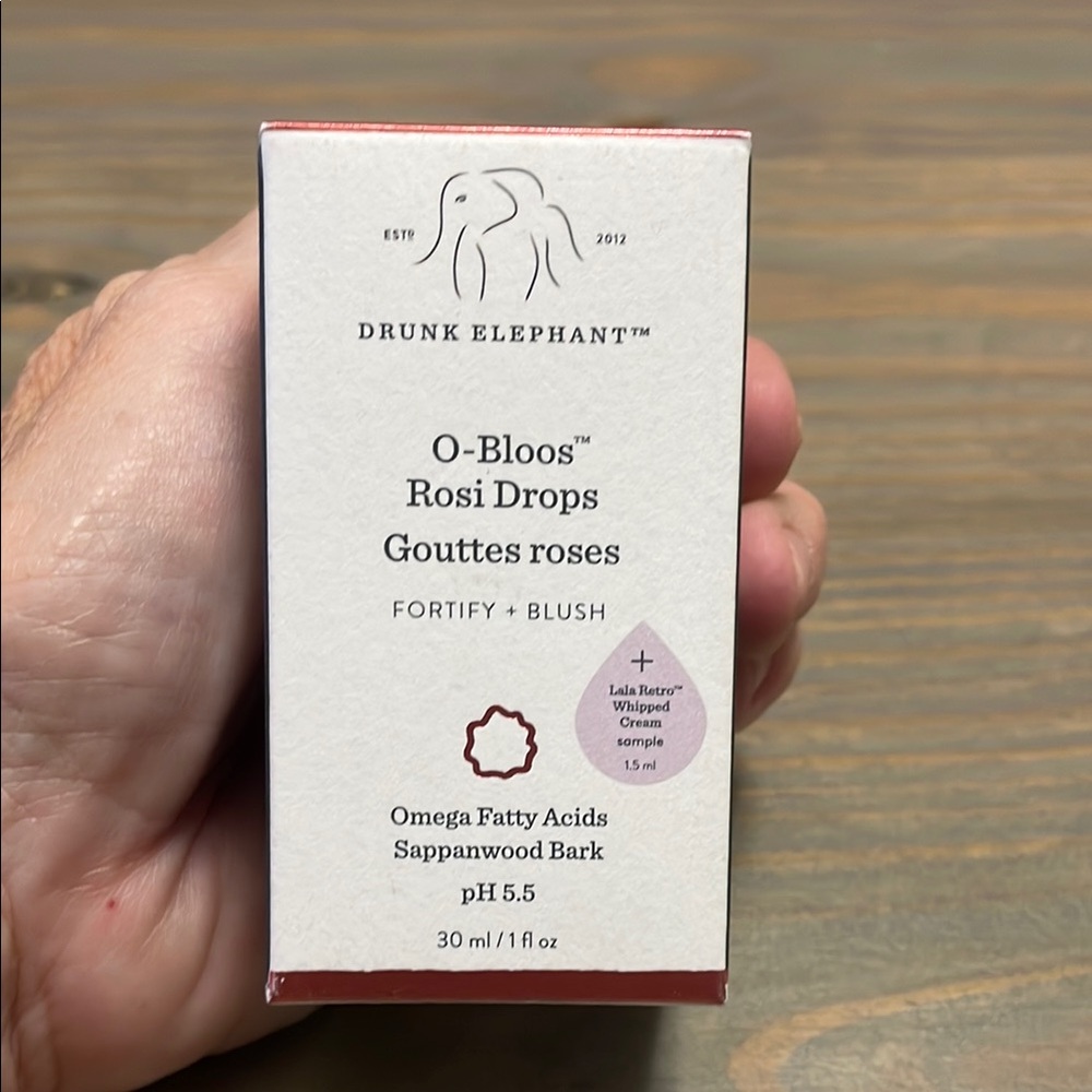 Drunk Elephant O-Bloos Rosi Drops - NIB!